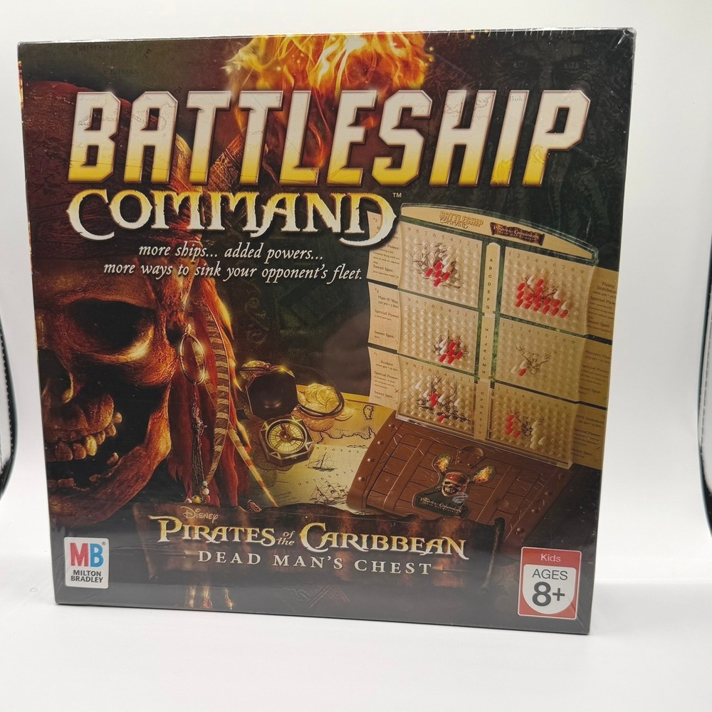 Milton Bradley Battleship Command Pirates of the Caribbean Dead Mans‎ Chest New